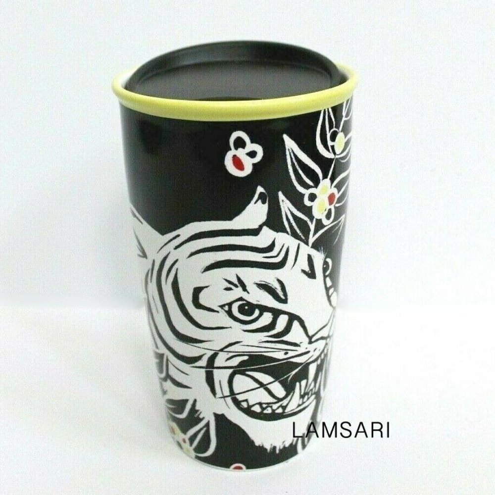 Starbucks White Tiger 2018 Ceramic Tumbler